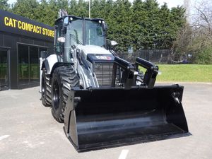 Supporting image for story: Finning unveil Centennial Cat® backhoe at Staffordshire headquarters
