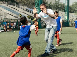 Supporting image for story: David Beckham ‘humbled’ by children he met on first Unicef trip since knighthood