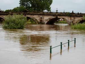 Supporting image for story: Flood warnings in place for Shropshire as river levels expected to remain high