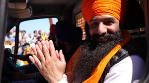 There were smiles from those taking part in the parade