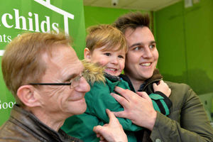 David and Alfie Warke meet the Wealdstone Raider