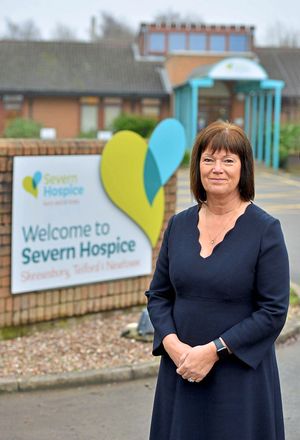Severn Hospice chief executive Heather Tudor