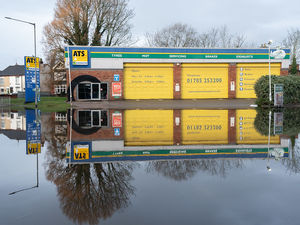 Floods in and around Stafford (photos by Ian Knight / Z70 Photography)