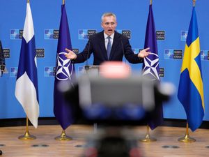 Supporting image for story: Finland and Sweden submit applications for Nato membership