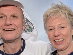 Supporting image for story: Charity champion Blind Dave Heeley in 160 mile Sahara run