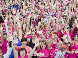 Supporting image for story: Pink ladies take on cancer in Shrewsbury Race For Life