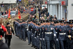 Shrewsbury remembrance parade 2024