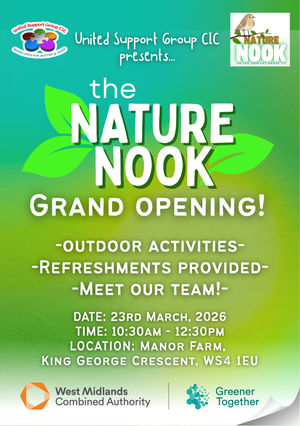 Nature Nook Grand Opening Event coming up this March.  Join us and celebrate our space.