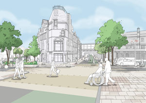An artist's impresion of the proposed changes
