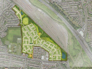 The draft masterplan proposes around 630 high quality, new homes on the land