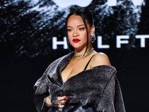 Supporting image for story: Rihanna ‘echoes’ Karl Lagerfeld ahead of Met Gala with black and white fur look
