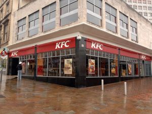 KFC in Wolverhampton, before it closed in October