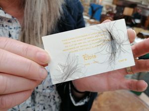 Supporting image for story: Lock of Elvis Presley's hair up for grabs at Staffordshire auction