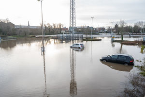 Floods in and around Stafford (photos by Ian Knight / Z70 Photography)