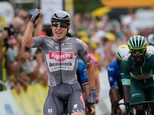 Supporting image for story: Jasper Philipsen sprints to first stage victory of this year’s Tour de France