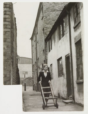 An unidentified narrow street, 1952