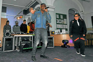 Supporting image for story: Blue star Simon is top of the pops in West Bromwich