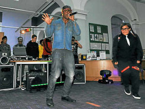 Supporting image for story: Blue star Simon is top of the pops in West Bromwich