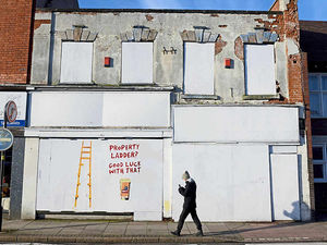 Supporting image for story: Is it a Banksy? No it's just a Banks's - firm create a 'brew-ha-ha' with satirical artwork