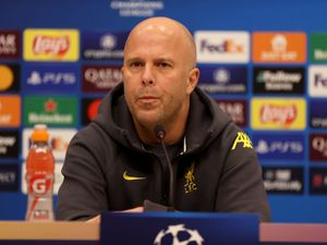 Liverpool head coach Arne Slot during a Champions League press conference