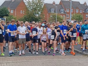 At the start of the 2024 fun run