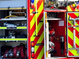 Supporting image for story: Lorry driver cut free after A49 tractor crash