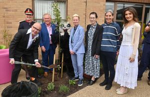 A tree was planted to remember Maggie Barnes, who was a teacher on the ward for many years, as part of the event.