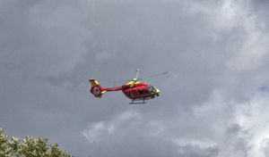 Telford Air Ambulance. Photo: Steve Cort