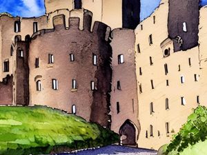 It's certainly a castle, but not necessarily the one in Ludlow.