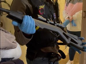 Supporting image for story: Two arrests as 'large quantity' of drugs and weapons found in Whitchurch police raid