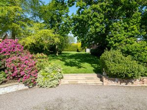 The expansive rear garden at Devon House on Shropshire Street in Market Drayton. Picture: Reeds Rains/Rightmove