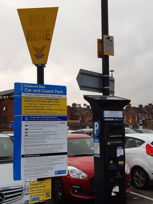 Parking in the Frankwell Main car park is now £1.20 an hour. Picture: LDRS
