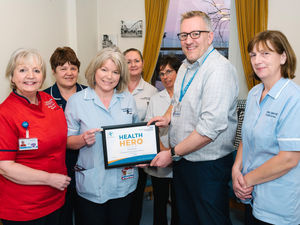 Supporting image for story: Oswestry hospital nurse named as 'health hero'