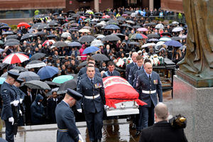 Funeral service for Mayor of Wolverhampton Elias Mattu at St Peter's Church