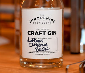 Dan's finished Christmas gin