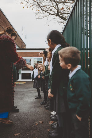 Welcoming committee. 
Photo Credit: Małgorzata Starzewska