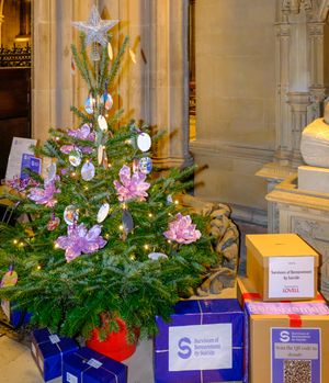 Survivors of Bereavement by Suicide won the Charity tree category. Photo: Phil Barnes