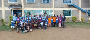 More than 8,500 football shirts were handed out.