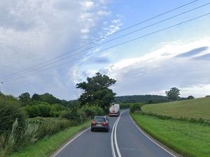 A483 near to Llynclys Hall Farm. Photo: Google