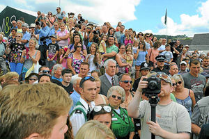 Visitors at The Royal Welsh Show