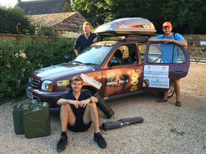 Supporting image for story: Mongolia rally challenge for Shropshire trio - and a 17-year-old Nissan Micra