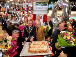 Supporting image for story: Half a century trading marked with celebrations and plaque unveiling at Bilston market