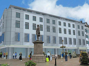 Supporting image for story: Shrewsbury's town square solar panels still to be agreed