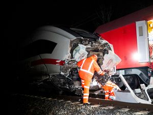 Supporting image for story: One dead, 25 injured after high-speed train and truck collide in Germany