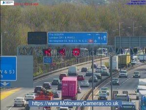 Supporting image for story: M6 left delayed in opposite direction after car breakdown