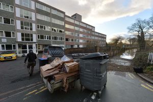 The clean up at Coton Manor after the floods