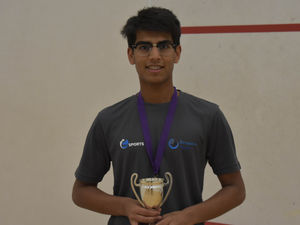 Supporting image for story: Squash ace Morya
is county champion