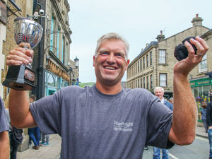 Supporting image for story: Wombourne man wins World Black Pudding Throwing Championships 2018