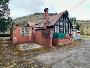 The back of the school, which has just 18 students at the time of its closure. Picture: Rightmove