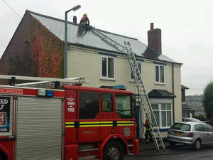 Supporting image for story: Chimney fire hits Quarry Bank home